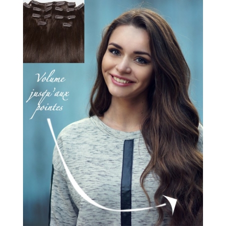 Toutes les extensions à clips tie and dye Assumé - cheveux naturels