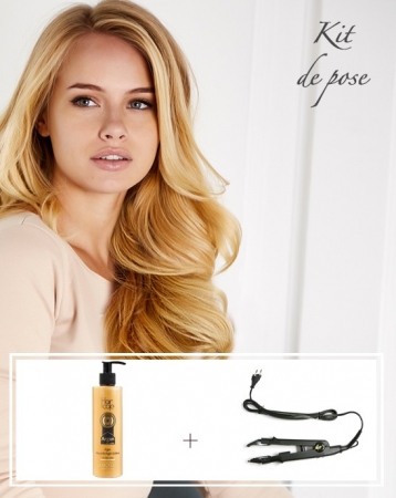 Kit d'Extensions de cheveux russes à kératine - Luxe