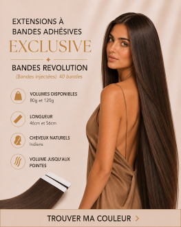 Extensions à bandes adhésives Revolution Exclusive - 11 couleurs disponibles