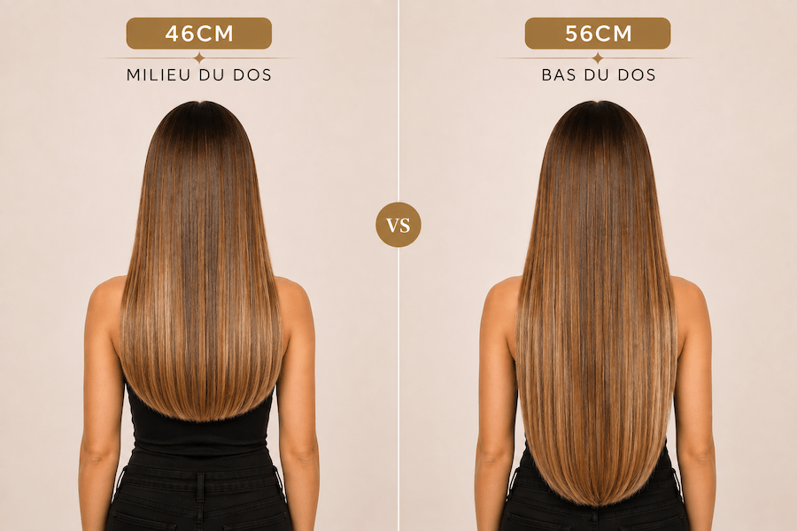 Comparatif Extensions 46cm Vs Extensions 56cm
