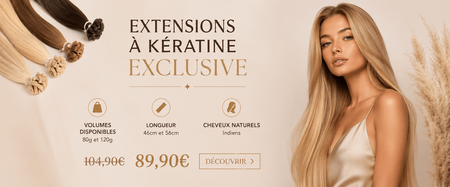 Extensions de cheveux naturels à Kératine Dream Extension
