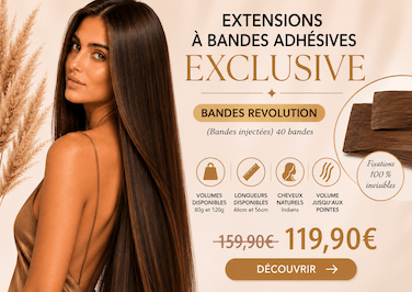 extensions cheveux bandes adhesives