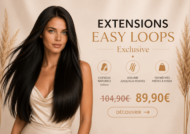 Extensions cheveux naturels Easy Loops
